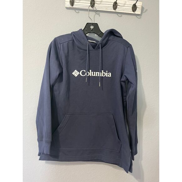 Columbia navy‎ hoodie pull over small - Picture 1 of 3